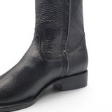 Bota Vaquera para Hombre Punta Dubai de Piel Privo Color Negro – Hooch Boots H52PD0595 - Hooch