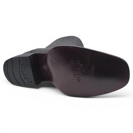 Bota Vaquera para Hombre Punta Dubai de Piel Privo Color Negro – Hooch Boots H52PD0595 - Hooch