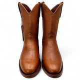 Bota Vaquera Roper para Hombre de Piel Genuina Suave Color Miel con Punta Redonda y Tacon de 1.5” – Hooch Boots H52PR5172 - Hooch