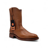 Bota Vaquera Roper para Hombre de Piel Genuina Suave Color Miel con Punta Redonda y Tacon de 1.5” – Hooch Boots H52PR5172 - Hooch