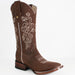 Botas A&A de Cuero Crazy para Mujer en Horma Rodeo Esperol Tan - A&A Boots