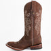 Botas A&A de Cuero Crazy para Mujer en Horma Rodeo Esperol Tan - A&A Boots