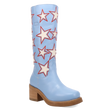 Botas American Dream de Piel Original Punta Redonda Para Dama Color Azul - Dingo - Dan Post Boots