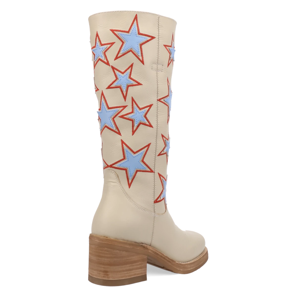 Botas American Dream de Piel Original Punta Redonda Para Dama Color Crema - Dingo - Dan Post Boots