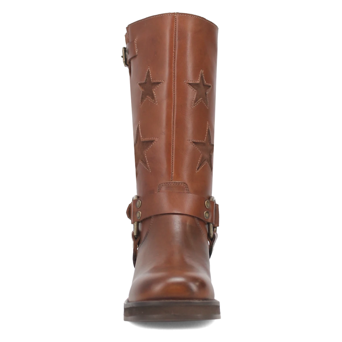 Botas Blacklist de Piel Original Punta Redonda Para Dama Color Cafe - Dingo - Dan Post Boots