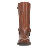 Botas Blacklist de Piel Original Punta Redonda Para Dama Color Cafe - Dingo - Dan Post Boots