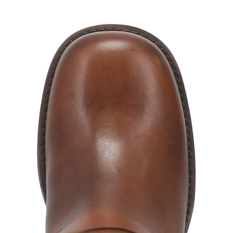 Botas Blacklist de Piel Original Punta Redonda Para Dama Color Cafe - Dingo - Dan Post Boots