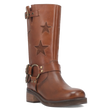 Botas Blacklist de Piel Original Punta Redonda Para Dama Color Cafe - Dingo - Dan Post Boots