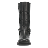 Botas Blacklist de Piel Original Punta Redonda Para Dama Color Negro - Dingo - Dan Post Boots