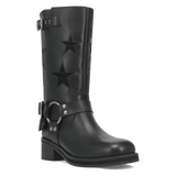 Botas Blacklist de Piel Original Punta Redonda Para Dama Color Negro - Dingo - Dan Post Boots