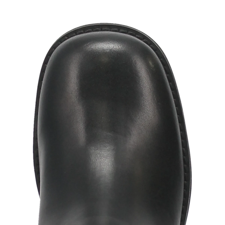 Botas Blacklist de Piel Original Punta Redonda Para Dama Color Negro - Dingo - Dan Post Boots