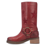 Botas Blacklist de Piel Original Punta Redonda Para Dama Color Vino - Dingo - Dan Post Boots