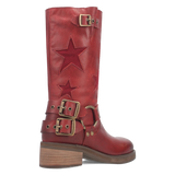 Botas Blacklist de Piel Original Punta Redonda Para Dama Color Vino - Dingo - Dan Post Boots