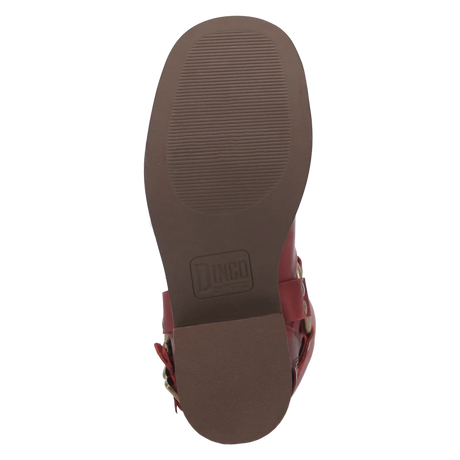 Botas Blacklist de Piel Original Punta Redonda Para Dama Color Vino - Dingo - Dan Post Boots