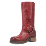 Botas Blacklist de Piel Original Punta Redonda Para Dama Color Vino - Dingo - Dan Post Boots