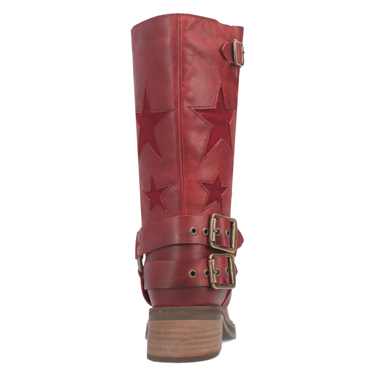 Botas Blacklist de Piel Original Punta Redonda Para Dama Color Vino - Dingo - Dan Post Boots