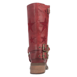 Botas Blacklist de Piel Original Punta Redonda Para Dama Color Vino - Dingo - Dan Post Boots