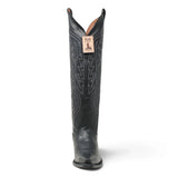 Botas Cherokee para Mujer de Pantorrilla Ancha – Piel Genuina Color Negro TML205311AF - Tanner Mark Boots