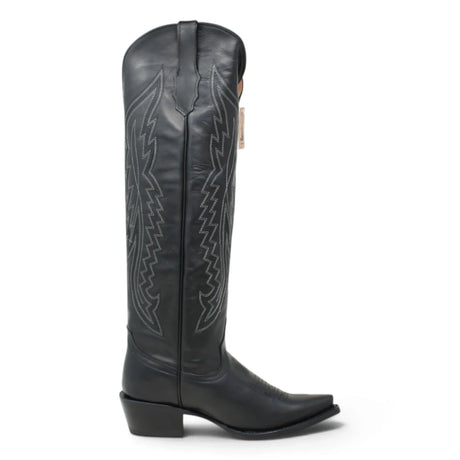 Botas Cherokee para Mujer de Pantorrilla Ancha – Piel Genuina Color Negro TML205311AF - Tanner Mark Boots