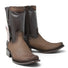 Botas Cortas de Piel Petalillo Punta Dubai Cuadrada Color Tabaco - La Carreta - La Carreta