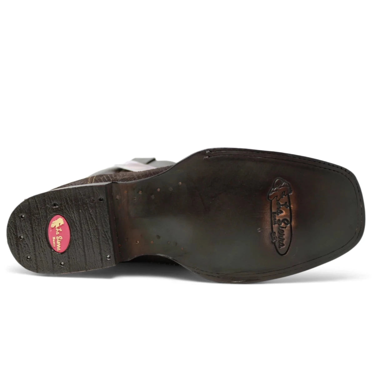 Botas Cortas de Piton Grabado Punta Rodeo Cuadrada - La Carreta - La Carreta
