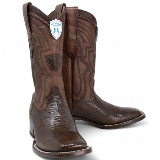 Botas de Armadillo Lizard Original Horma Cuadrada Ancha WW - 2824L0707 - Wild West Boots