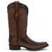 Botas de Avestruz con Venado Horma Europea WW - 277LF0316 - Wild West Boots