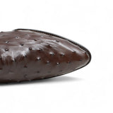 Botas de Avestruz Grabadas Horma Puntal - WD - White Diamonds Boots