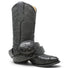 Botas de Avestruz Grabado con Horma Puntal - White Diamond - White Diamonds Boots
