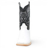Botas de Avestruz Grabado en Horma Rodeo WD-259 - White Diamonds Boots