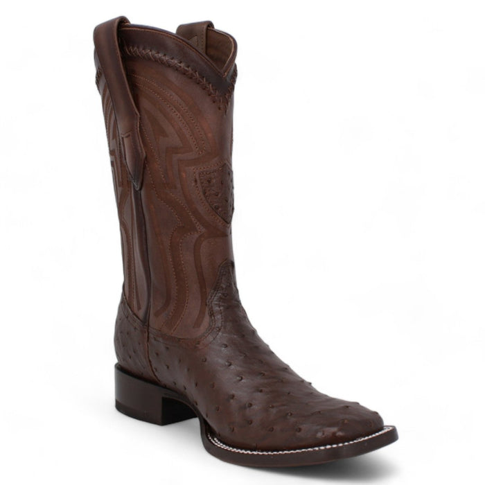 Botas de Avestruz Horma Cuadrada Ancha WW - 2824L0307 - Wild West Boots