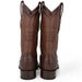 Botas de Avestruz Horma Cuadrada Ancha WW - 2824L0307 - Wild West Boots