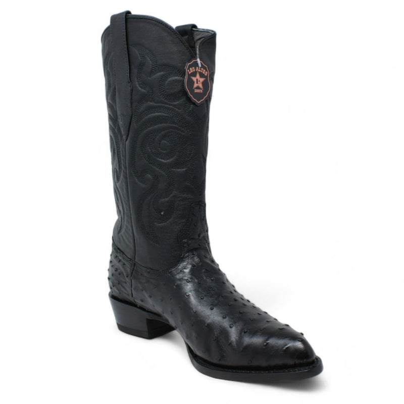 Zapatos Casuales de Avestruz Original Color Cognac - Los Altos Boots main image 1