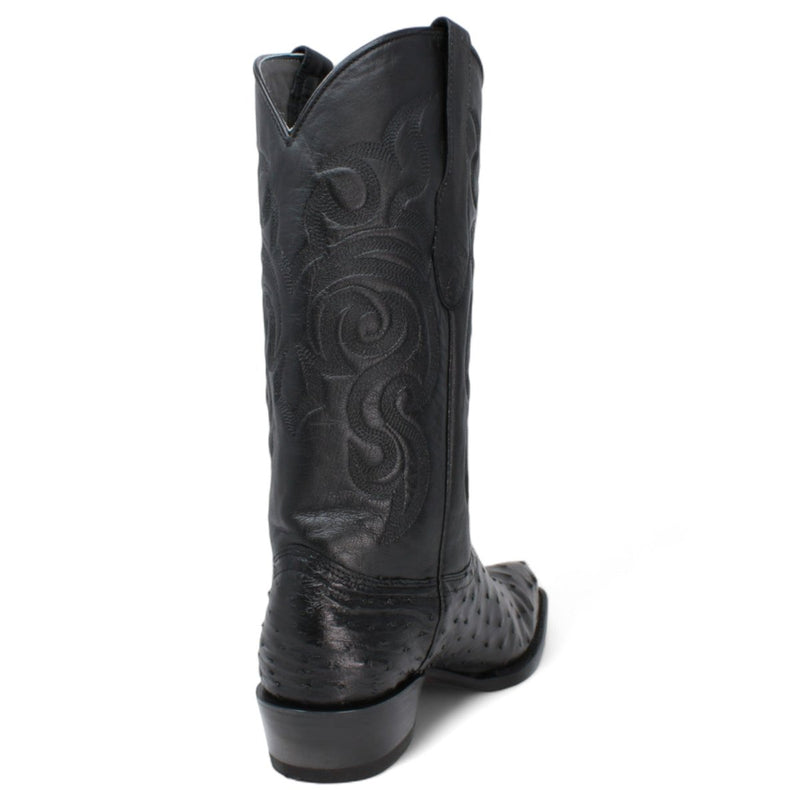 Zapatos Casuales de Avestruz Original Color Hueso - Los Altos Boots