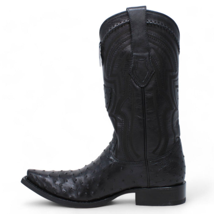 Botas de Avestruz Original Punta Recortada WW - 294L0305 - Wild West Boots