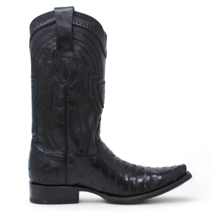 Botas de Avestruz Original Punta Recortada WW - 294L0305 - Wild West Boots