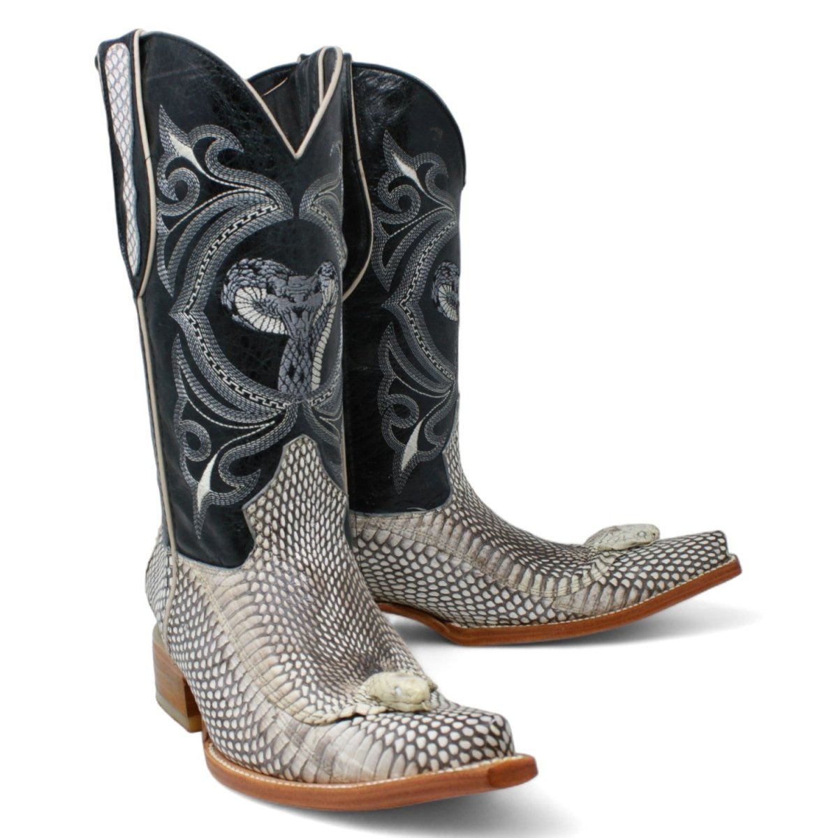 Original 3X Aladdin Natural Color Cobra Head Boots –