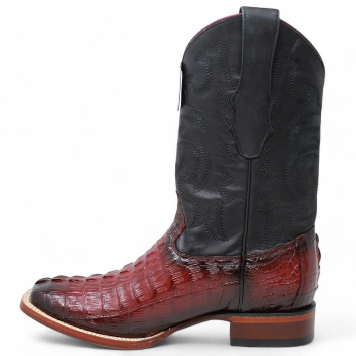 Botas de Cocodrilo Caiman Cola Horma Amplia LAB - 8220143 - Los Altos Boots