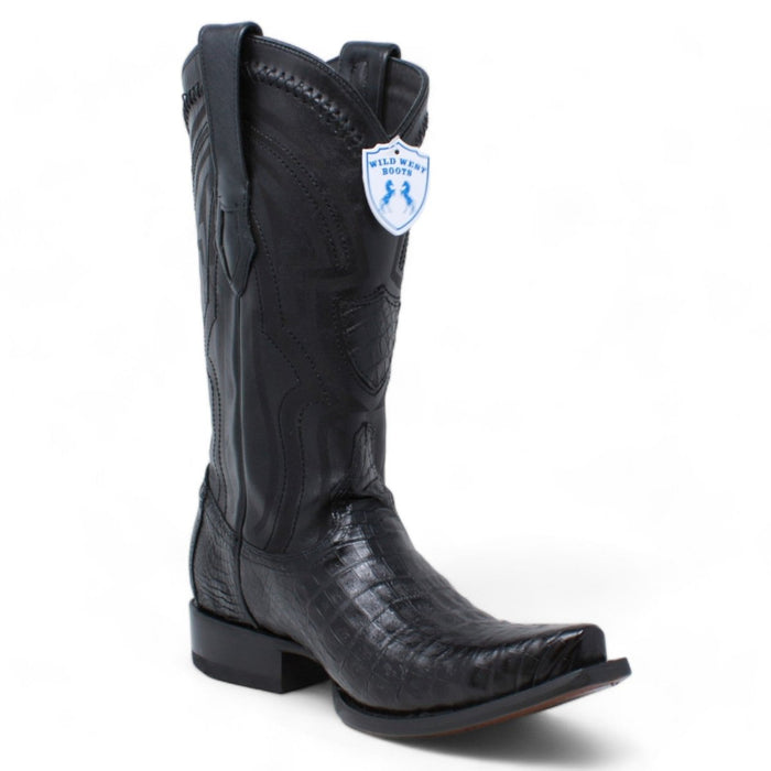 Botas de Cocodrilo Caiman Panza Punta Recortada WW - 294L8205 - Wild West Boots