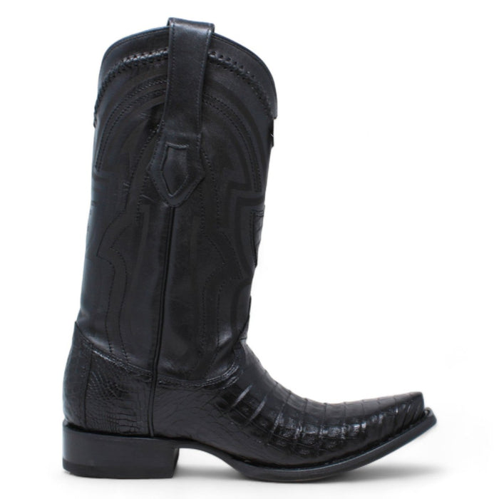 Botas de Cocodrilo Caiman Panza Punta Recortada WW - 294L8205 - Wild West Boots