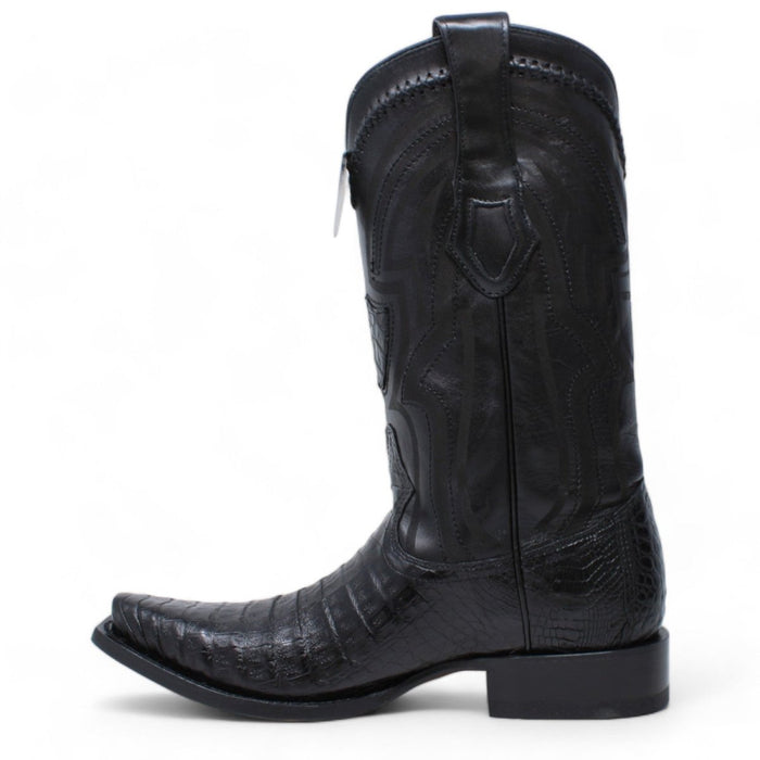 Botas de Cocodrilo Caiman Panza Punta Recortada WW - 294L8205 - Wild West Boots