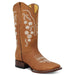 Botas de Cuero Crazy con Flores para Mujer en Horma Rodeo LC - 100 - Quincy Boots