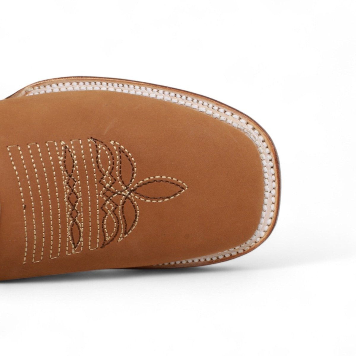 Botas de Cuero Crazy con Flores para Mujer en Horma Rodeo Suela de Hule - La Sierra - La Carreta