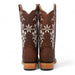 Botas de Cuero Crazy con Flores para Mujer en Horma Rodeo - Quincy Boots