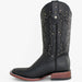 Botas de Cuero Crazy para Mujer en Horma Rodeo Negras A&A - A&A Boots