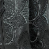 Botas de Cuero Cuello de Toro Original Horma Rodeo Suela Tractor WD-285 - White Diamons Boots