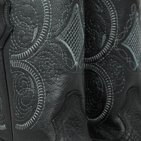 Botas de Cuero Cuello de Toro Original Horma Rodeo Suela Tractor WD-285 - White Diamons Boots