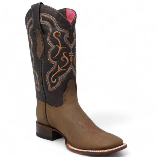 Botas de Cuero Grasso para Mujer en Horma Rodeo Q3225459 - Quincy Boots