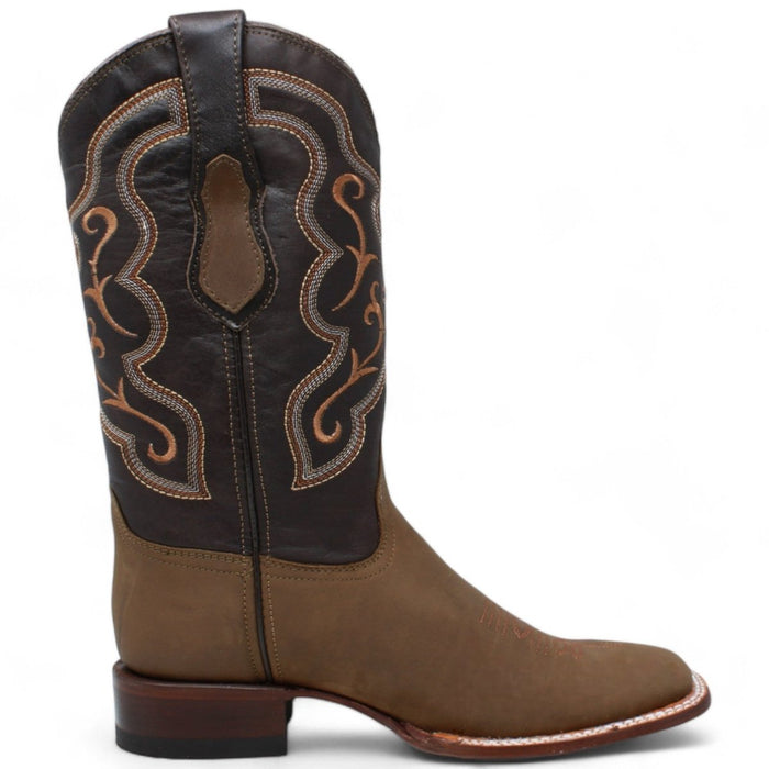 Botas de Cuero Grasso para Mujer en Horma Rodeo Q3225459 - Quincy Boots