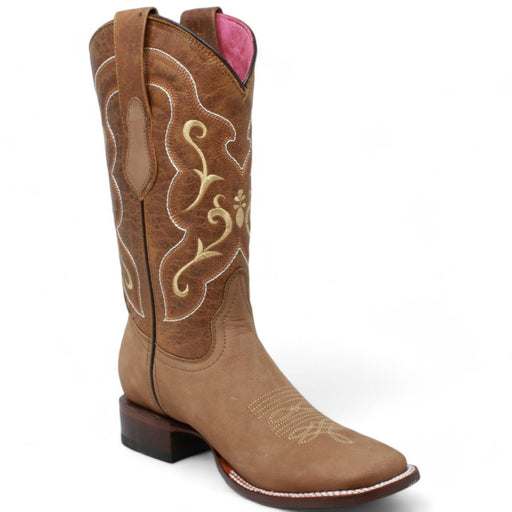 Botas de Cuero Grasso para Mujer en Horma Rodeo Q3226231 - Quincy Boots